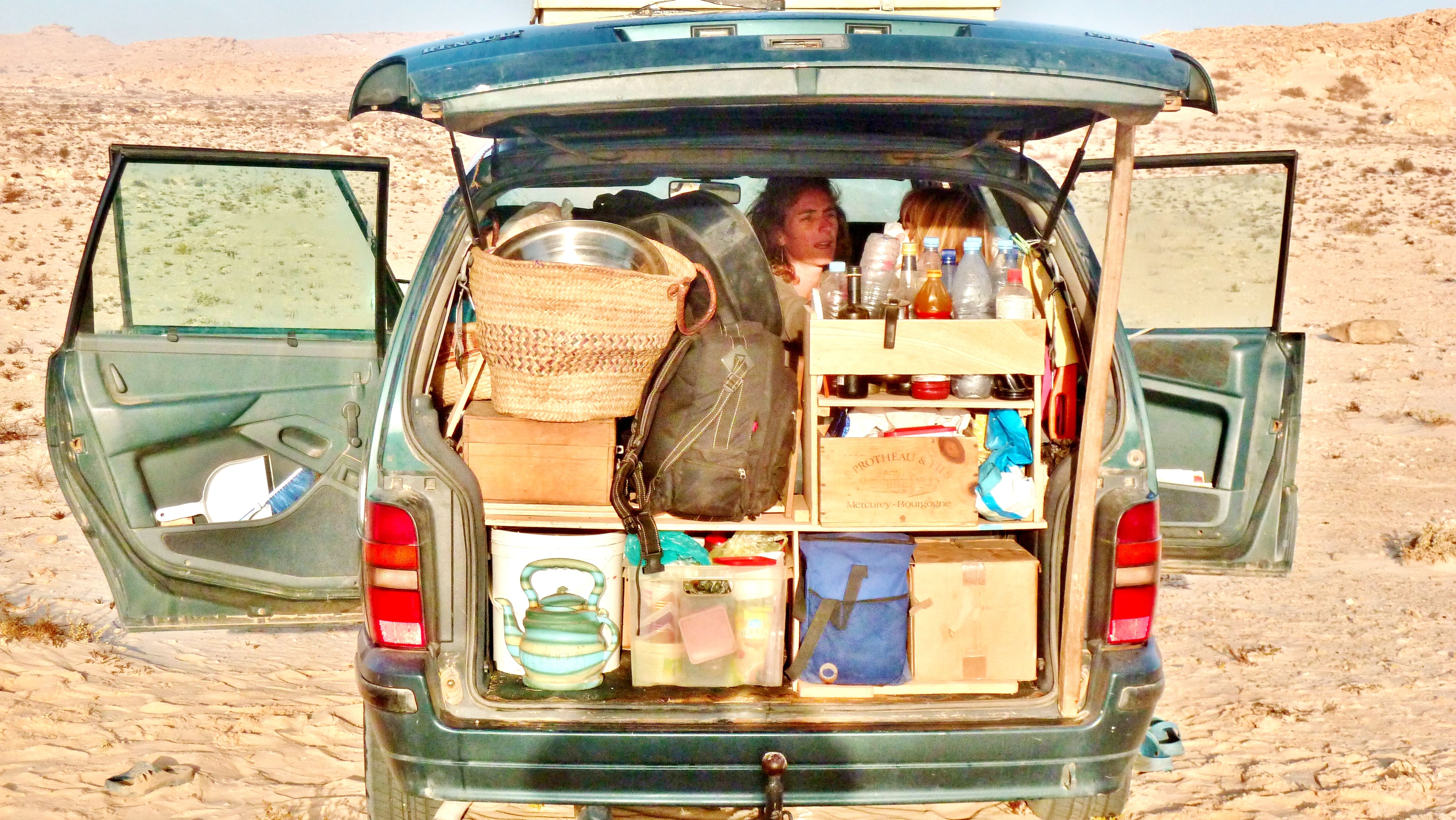 Viagem no deserto com filhos